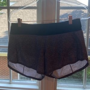 Lululemon grey speed up short